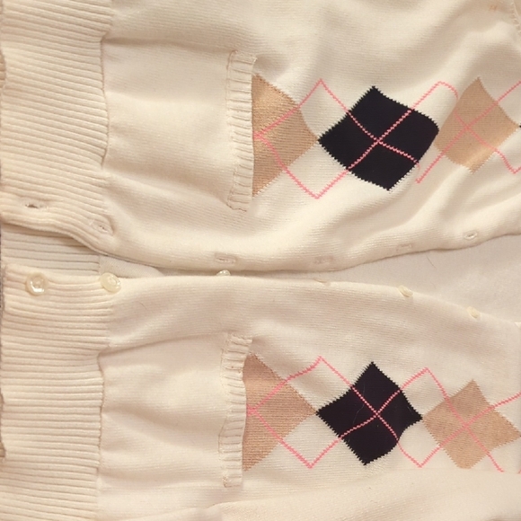 Small Preppy Sophisticated Izod Cardigan. Perfect For Study Hall Or Golf. - Picture 2 of 5